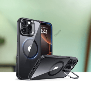 ESR HaloLock Classic Hybrid Camera Control With Stand Case for iPhone 16 Pro Max