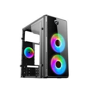 PC Power Pulse Fire X2 m-ATX Mid Tower Casing with 200W PSU