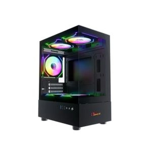 Pc Power Skyview V2 3 ARGB PSU Mid Tower Gaming Casing