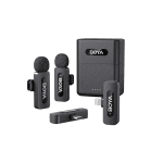 BOYA BY-V3 Combo 2.4GHz Dual-Channel Type-C & Lightning Wireless Microphone