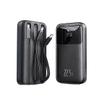 Baseus Comet Series Triple-Cable Digital Display Fast Charge Power Bank - 22.5W