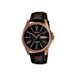 Casio Enticer MTP-1384L-1AV Analog Leather Strap Men's Watch