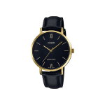 Casio Standard LTP-VT01GL-1B Leather Strap Women's Watch