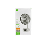 DP 7626 Rechargeable Table Fan With Led Light