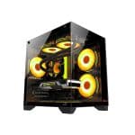 PC Power Ocean View m-ATX 3 ARGB Mid Tower Gaming Casing