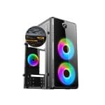 PC Power Pulse Fire X2 m-ATX Mid Tower Casing with 200W PSU