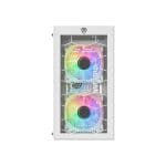 PC Power Spider Web Crystal Mini Tower 3 ARGB Fan Gaming Casing with 230W PSU