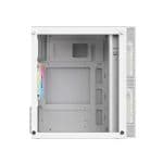 PC Power Spider Web Crystal Mini Tower 3 ARGB Fan Gaming Casing with 230W PSU