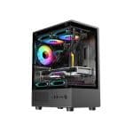 PC Power Vertical X2 mATX 5 ARGB Mid Tower Gaming Casing