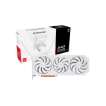 PowerColor Hellhound Spectral White AMD Radeon RX 9070 XT 16GB GDDR6 Graphics Card