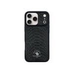 Santa Barbara Knight Series Genuine Leather Case for iPhone 17 Pro Max