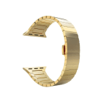 Smart Watch Strap - Link Bracelet with Butterfly Folding Clasp