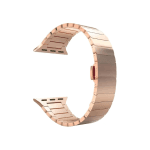 Smart Watch Strap - Link Bracelet with Butterfly Folding Clasp